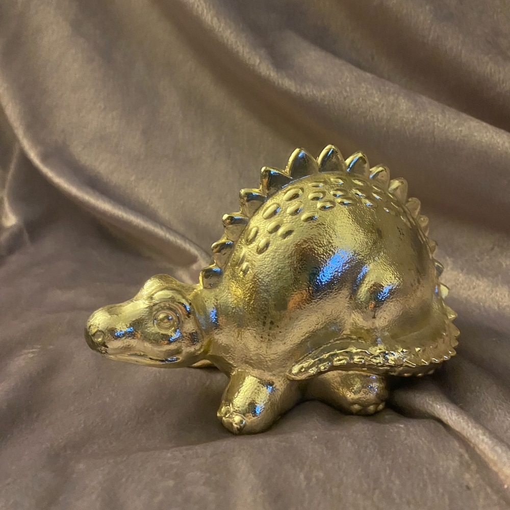 Gold Decorative Dinosaur - 4 inch